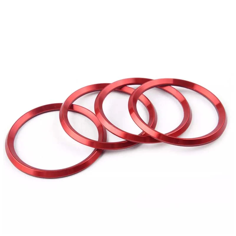 ¿Por qué debería elegir un anillo central de cubo de aleación de aluminio rojo para su vehículo?